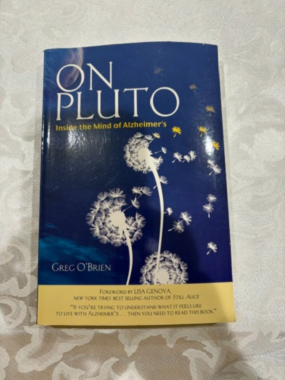 On Pluto, Inside the Mind of Alzheimer's Soft Cover Book